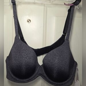 Ambrielle Charcoal Gray Padded Bra Size 34B NWT
